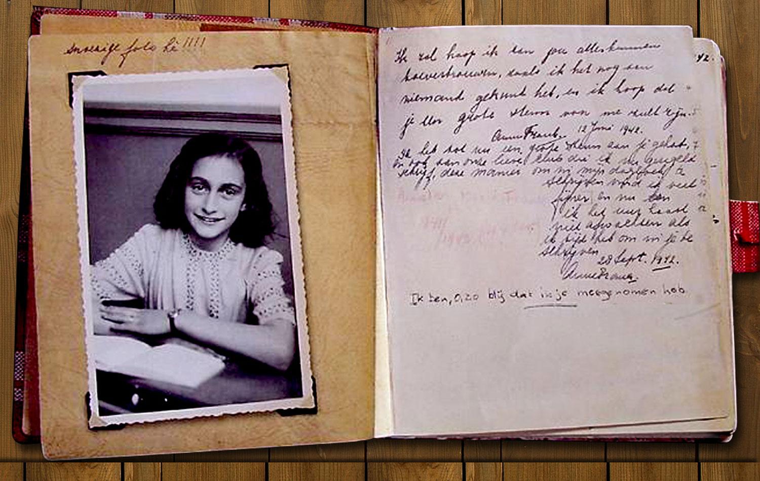 Se publica un fragmento inédito del diario de Ana Frank